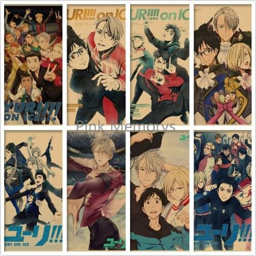 5D DIY Diamond Painting Retro Anime Yuri on Ice Diamond Mosaic Diamond Embroidery Cross Stitch Kit Home Decoration Handmade Gift