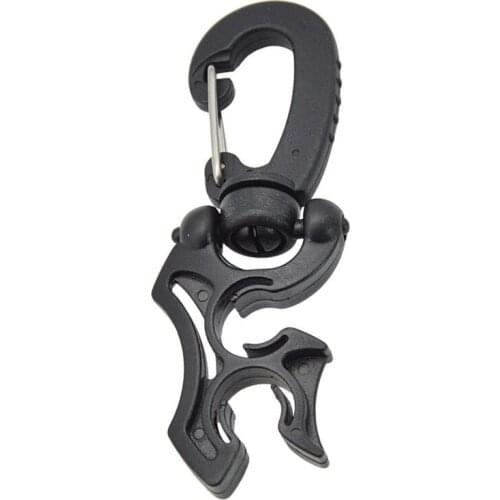 KEEP DIVING Two-Stage Head BCD Regulator Holder Clip Solid Color Scuba Diving Regulator Retainer Buckle Hook