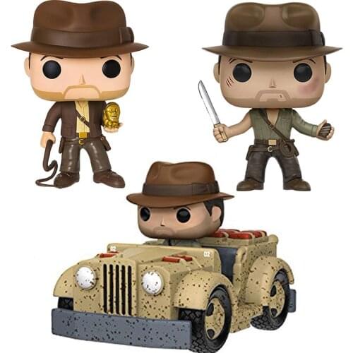 Funko pop Movie Indiana Jones and The Temple of Doom #199 #200 Exclusive Action Figure Toys Anime Figuras Model Dolls Gifts