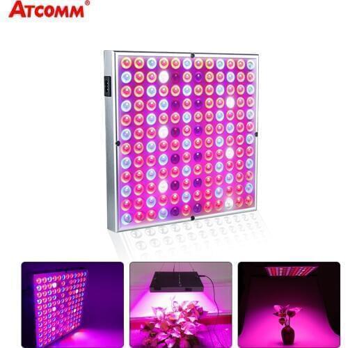 Full Spectrum LED Phyto Lamp 25W 45W 85-265V Grow Lights SMD 2835 Red Blue UV Chips 75 144 LEDs Fitolamp For Greenhouse Plants