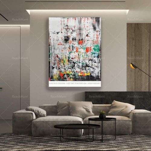 Gerhard Righter Exhibition Poster, Abstract Poster, Abstract Art, Exhibition Print, Abstract Art poster, Vintage Art Print