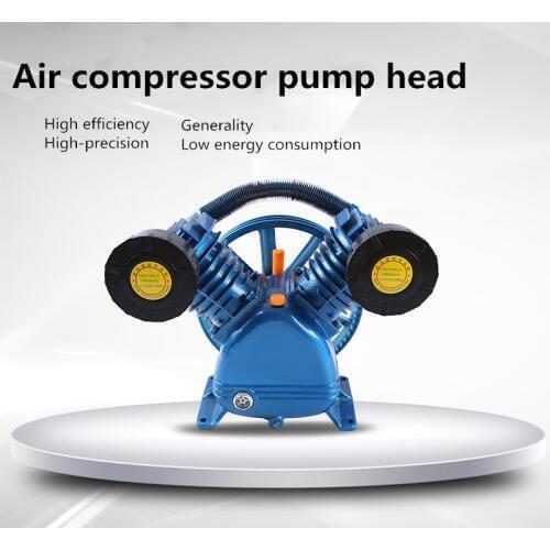 Air compressor head three cylinder air pump head 1.1-3kw0.17-3.6 high pressure air compressor accessories air pump head inlet