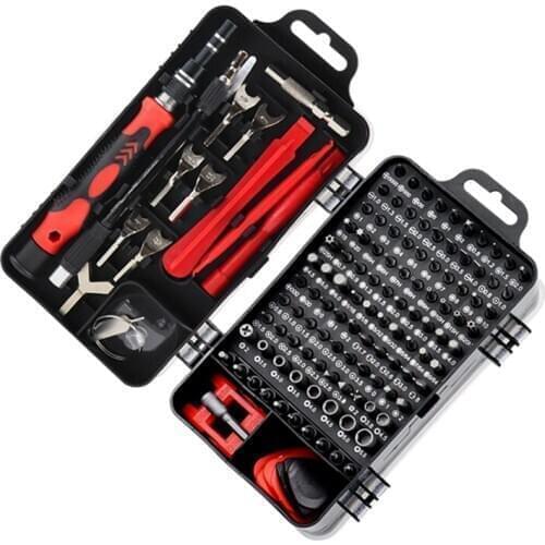 135/25 In 1 Screwdriver Set Multi-function Precision Mobile Phone PC Repair Device Hand Tools Set Torx Hex Screw Driver Bits