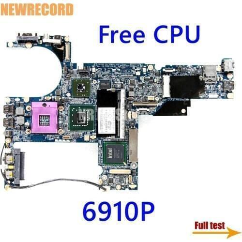 NEWRECORD 482583-001 For HP Compaq 6910P Laptop Motherboard PM45 DDR2 with 128mb Graphics Free CPU MAIN BOARD full test