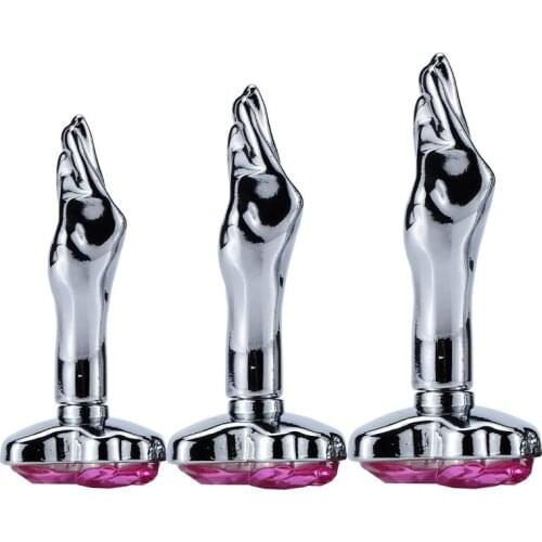 2020 New Metal Anal Plug Fist Pull Bead Anal Expansion Butt Plug G Spot Stimulator Anal Dildo Erotic Anal Sex Toy for Women Men