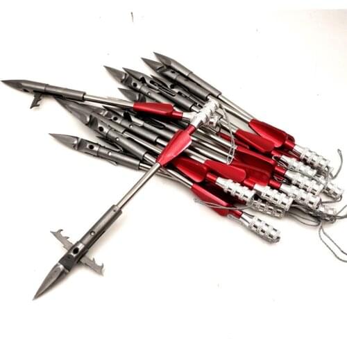 New Strong magnetic Stainless Steel Bow Fishing Slingshot Catapult Dart Broadheads Arrowheads Hunting Shooting Tips Fishing tool