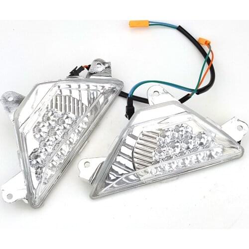 Front LED Turn Signal Indicator For KAWASAKI NINJA 250 300 400 650 1000 ZX-6R 2013-2020 19 18 Motorcycle Accessories Light Lamp