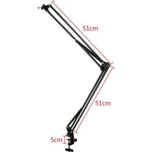 Microscope Video Camera Webcam Desktop Arm Stand Adjustable Boom Table Working Hanger Cantilever Stand Holder 1/4 6mm