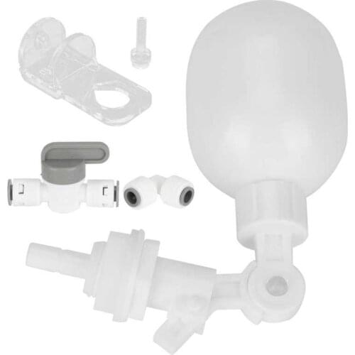 Float Ball Valve Fish Tank Automatic Water Level Control Replenishment Device with Bracket for Water Tower Water Tank