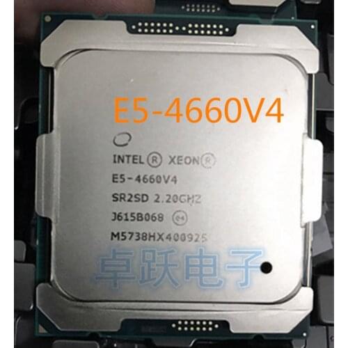 Original Intel Xeon processor E5-4660V4 QS Version 2.20GHZ 16-Cores E5 4660 V4 40MB E5-4660 V4 LGA2011-3 free shipping E5 4660V4