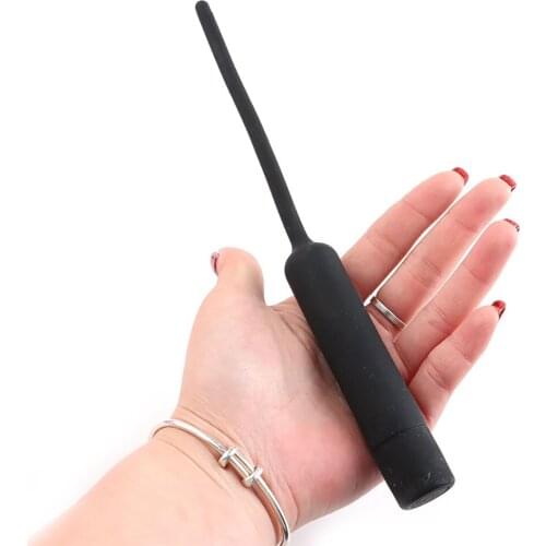 Silicone Vibration Urethral Plug 7 Frequency Urethra Sounding Tube Urethral Stimulate Penis Dilator Adult Sex Toys For Men