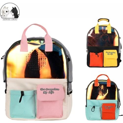 Fashion Pet dog Carrier Premium Canvas Space Capsule Kitten Cat Dog Carrier Backpack Outdoor Puppy Pet Travel Bag Breathable