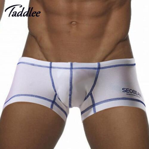 Taddlee Brand Man Men Swimwear Swimsuits Pad Front Enhance Swimming Briefs Bikini Mens Swimming Surf Board Gay Penis Pouch WJ