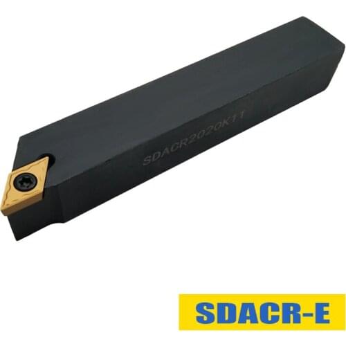 SDACR1010H07 SDACR1616H11 SDACR1212H07 SDACR2020K11 External Lathe Turning Tool Holder Cutting Angle 90 Degree No Include Insert