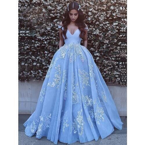 Green Ball Gown Quinceanera Dresses Tulle 15 anos Fluffy Off The Shoulder Lace Evening Dresses Sweet 18 Vestidos Long Prom Dress