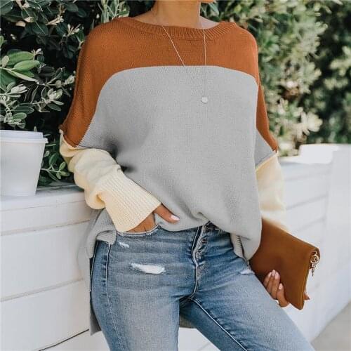 Sweater Autumn Winter Sweaters Women Knitted Blouse Vintage Top Sweater Pull Femme Knitted Sweaters Knit Sweater Tops