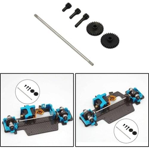 1:28 Scale RC Steel Reduction Gear & Front and Rear Drive Gear for Wltoys K989 K999 Modle Vehicle Car