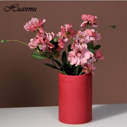 1/2/3 Pcs Bunch Artificial Flower Bouquet Camellia Flower Fake Flowers Lily DIY Home Wedding Decoration Valentines Day Gifts