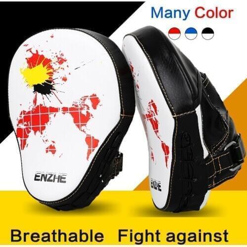 1Pcs MMA Muay Thai Boxing Pads Kicking Punch Pad Hand Target Boxing Equipment Focus Circular Mitts for Kick Fighting