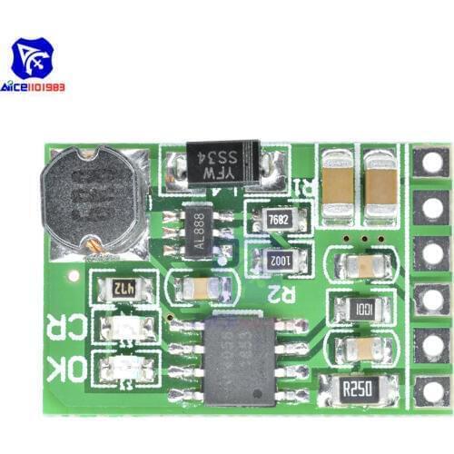 DC-DC 4.5 -8V to 5V/12V Output UPS Step-Up Converter Boost Power Supply Charger Module Board Voltage Regulator