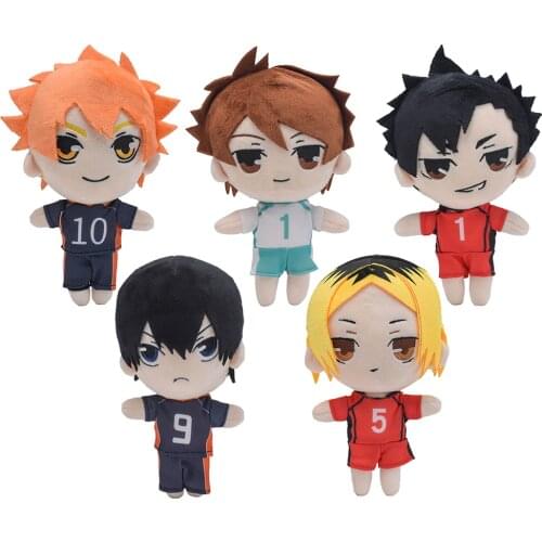 Haikyuu Plush Toy Anime Volleyball Soft Stuffed Doll Haikyuu!! #9 #10 Hinata Shoyo Tobio Kageyama Plush Pillow Kids Toy