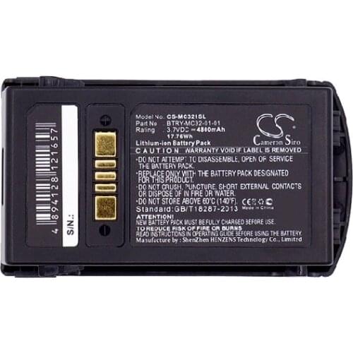 Cameron Sino 4800mAh Battery BTRY-MC32-01-01 for Motorola MC3200, MC32N0