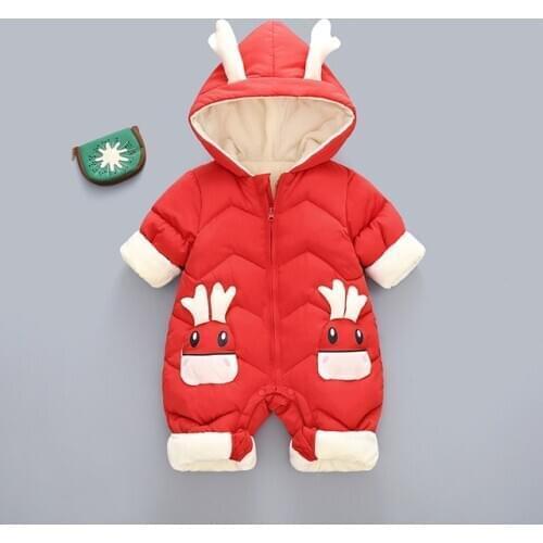 New baby clothes for winter crawling clothes baby Yuqiha clothes boys and girls onesie suits over hugging clothes