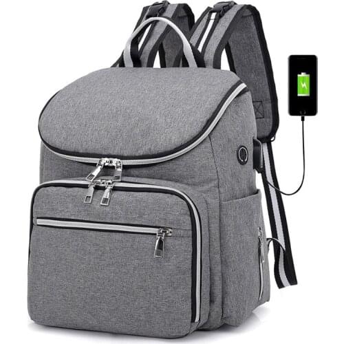 Women Backpack Mummy Bag USB Charging Diaper Bags Baby Care Maternity Bag Baby Pregnant Bags Mochila Feminina