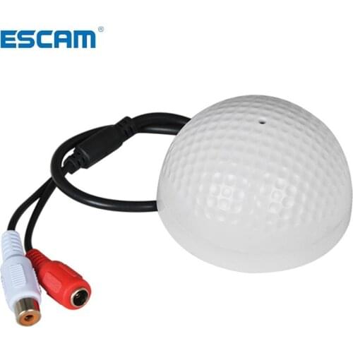 ESCAM Sound Monitor Audio Pickup Microphone for CCTV Video Surveillance Security Camera IP Cameras