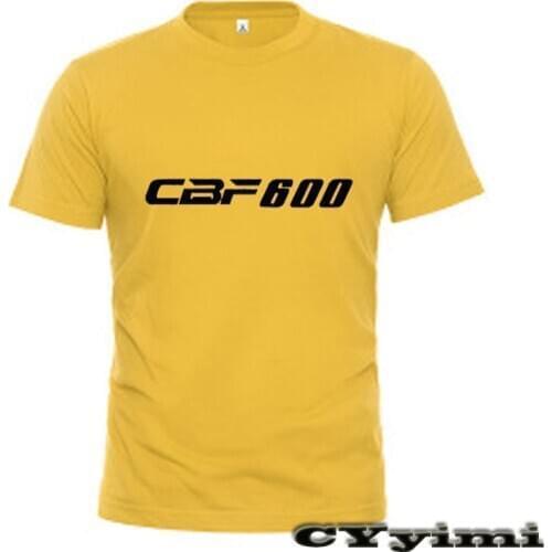 For Honda CBF600/SA CBF 600 T Shirt Men New LOGO T-shirt 100% Cotton Summer Short Sleeve Round Neck Tees Male