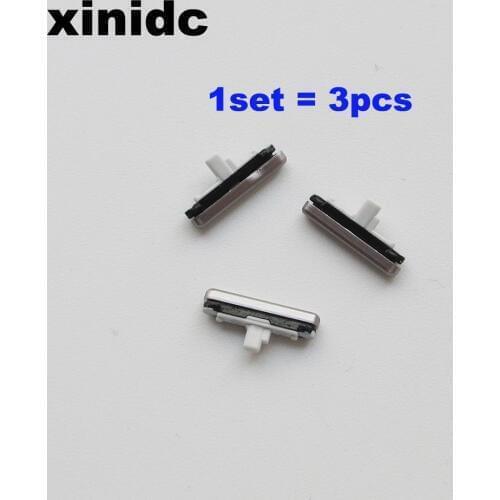 Xinidc 30set Side Button Power On / Off +Up / Down Volume Button Key For Samsung Galaxy S7 G930 Gold/Silver/Grey