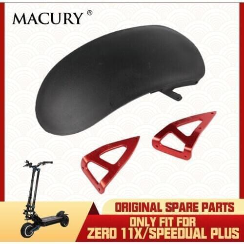 Original Front & Rear Fender Mudguard for ZERO 11X Zero11X SPEEDUAL PLUS X11 Electric Scooter Wheel Cover Macury Spare Parts