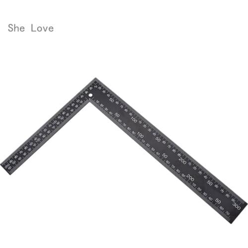Chzimade Right Angle Corner Ruler Crop Tool Cowhide Leather Special Type for Measurement and Drawing