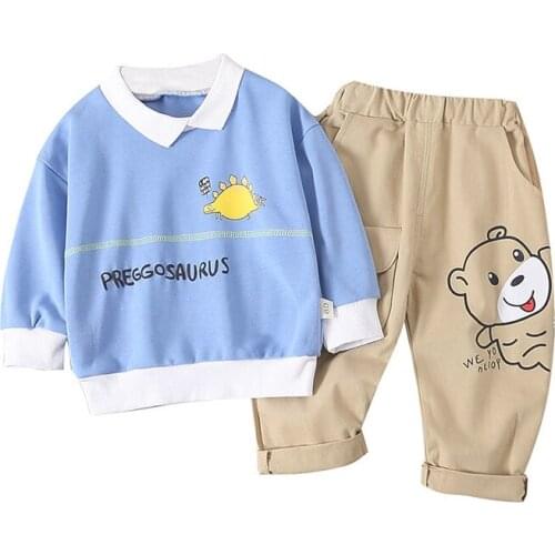 Cute Dinosaur Turn-down Collar Boys Girl Christmas Outfit Childrens Clothing Boys Casual Jacket for Girl Birthday Suit