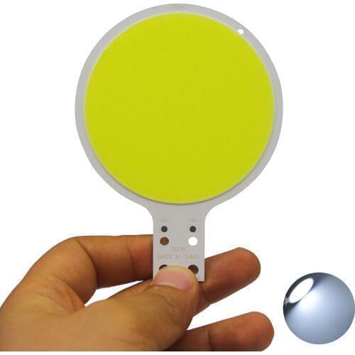 2019 new outdoor high power COB LED strip Panel light 12V 14V DC 50W round cold white 6500k for DIY Lamp Light bulb