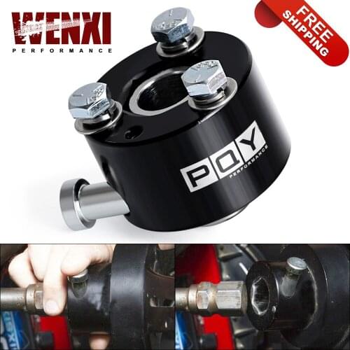 Universal Aluminum Alloy 360 Degree Car Steering Wheel Quick Release Disconnect Hub Adapter Auto Steering wheel Snap Off