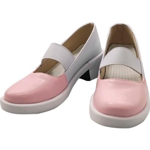 Japanese Anime Game Doki Doki Literature Club Cosplay Shoes Harujuku Spring Women Cos Monika Lolita Shoe