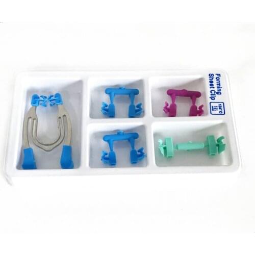 Dental Matrix Clip Clamps Hand Use Wedges Tinas Ring All in One With Replacement Parts