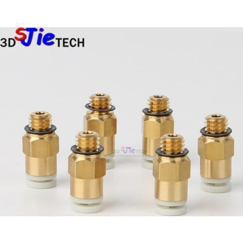 10pc Reprap bowden extruder One-touch Pneumatic fittings joint 4*2 mm KJH 04M6 for 1.75 mm creality cr-10 other 3D printer parts