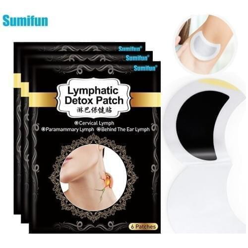 12pcs/2bags Herbal Essence Breast Lymph Nodes Patch Body Care Detox Mammary Accessory Lymph Ointment Swelling Pain Relief Patch