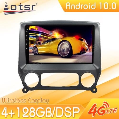 4+128GB Android Car Multimedia Stereo Player For Chevrolet Silverado 2014+ For GMC SIERRA Tape Radio Recorder GPS Navi Head Unit