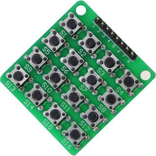 4x4 Matrix 16 Keypad Keyboard Module 16 Button Mcu for Arduino