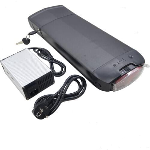 Electric city bike battery 36v 10ah 10.4ah 11.6ah 12ah 12.8ah 13ah 14ah rear rack style e bike battery