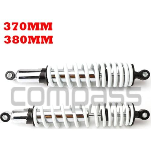 380mm/370mm front and rear suspension shock absorber for motorcycle 50cc 70 90 110cc 125cc Dirt Pit Bike ATV Kart