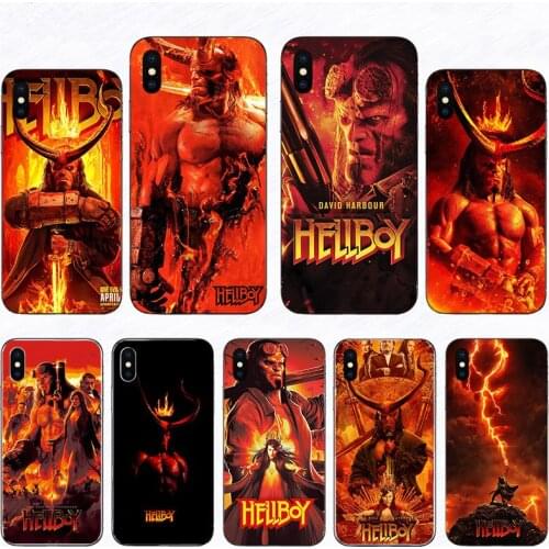 Movie Hellboy Art Cool Design soft Mobile phone case for iphone 11 pro max xs 12 mini x xr se2020 cover 7 8 6s 6 plus 5 10 shell