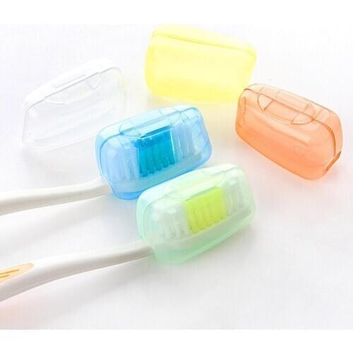 5 x Portable Toothbrush Head Cover Travel Camping UK Holder Brush Cap Case Set