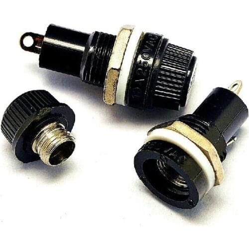 20PCS/LOT 5 * 20 high-quality fuse holder fuse holder / fuse holder 10A/250V temperature