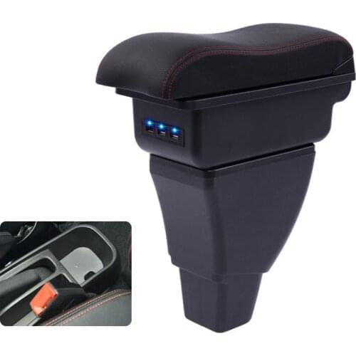 For Great wall hover M4 armrest box USB Charging heighten central Store content box cup holder ashtray accessories parts
