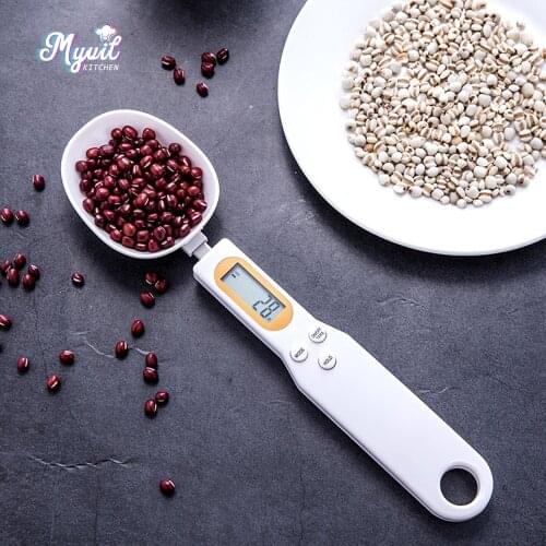 Digital Portable Kitchen Scale LCD Spoon Scales Weight Volumn Measuring Spoon Gram Electronic Spoon Baking Kitchen Accessories