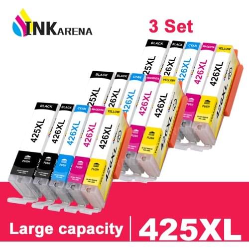 3Set Compatible PGI 425 CLI426 ink Cartridge For Canon PIXMA IP4840 IP4940 IX6540 MG5140 MG5240 MG5340 MX714 MX884 MX894 Printer